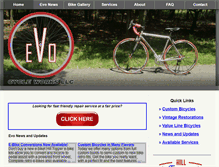 Tablet Screenshot of evocycleworks.com